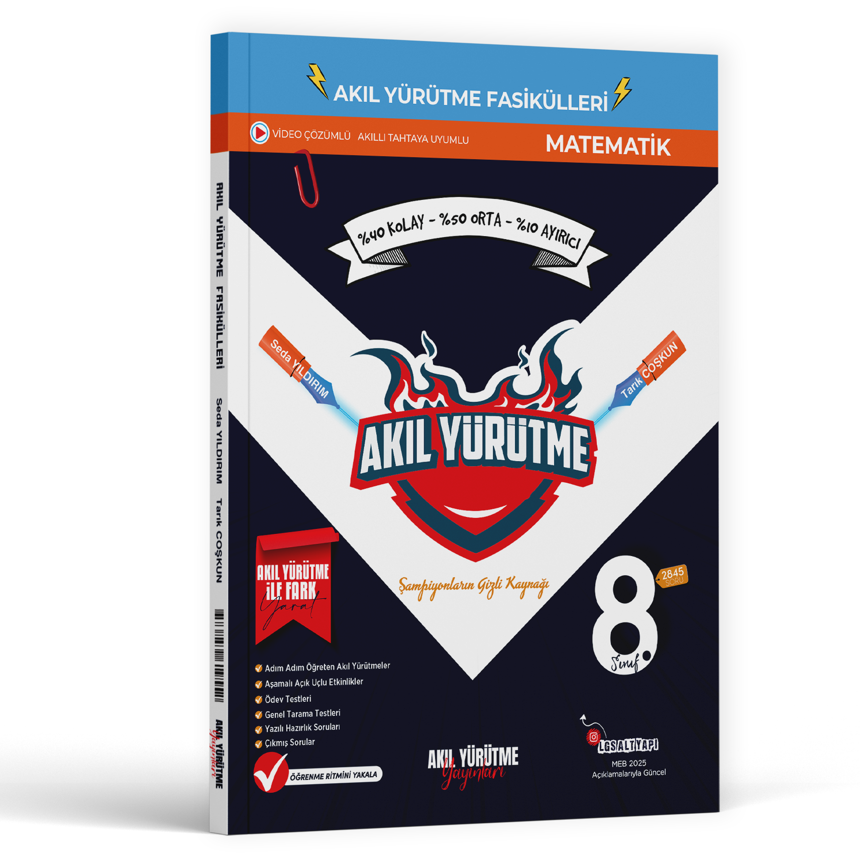 AKIL YRT 8.SINIF FASİKÜL 6LI SET MATEMATİK - 25-26